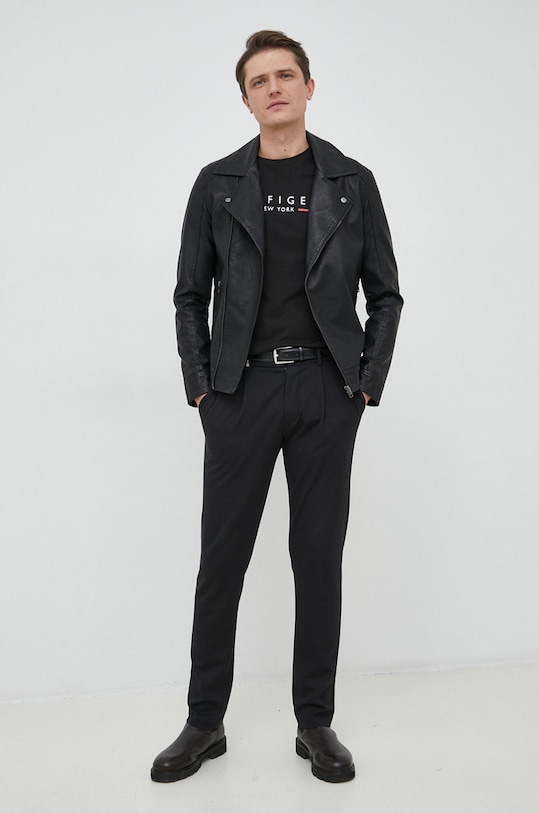 Tommy Hilfiger t-shirt bawełniany MW0MW29372.PPYX czarny NC24