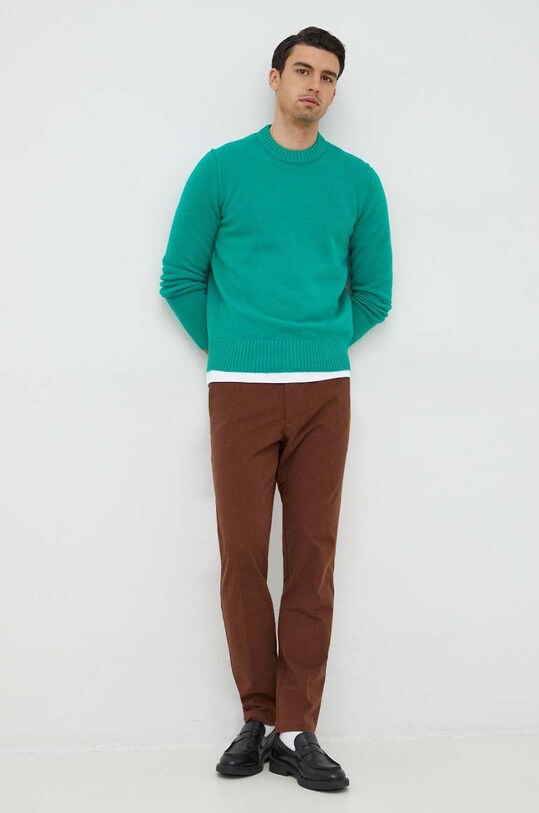BOSS t-shirt BOSS GREEN 50475828 biały AW23