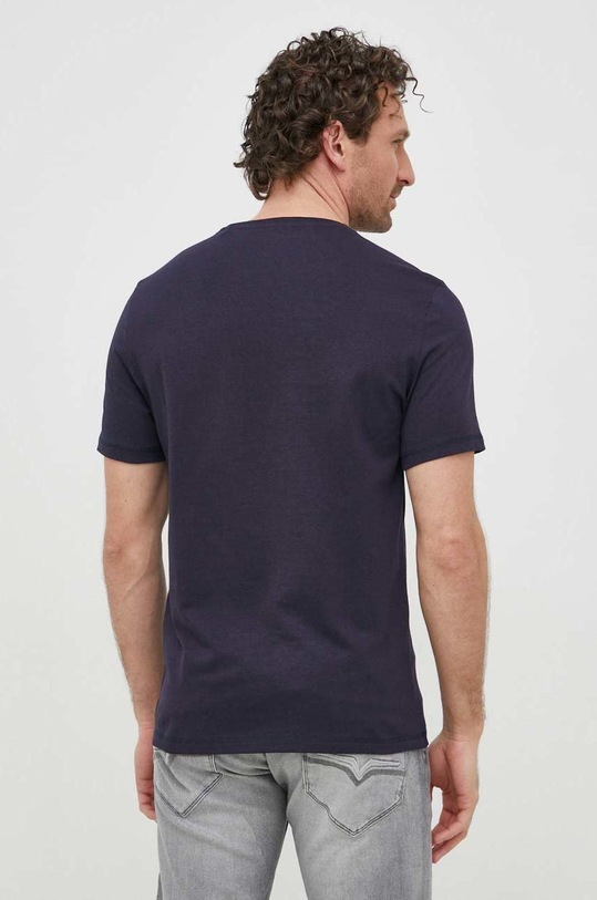 Odzież Guess t-shirt bawełniany M3RI03.I3Z14 granatowy