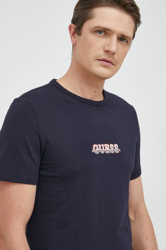 Odzież Guess t-shirt M3RI11.J1314 granatowy