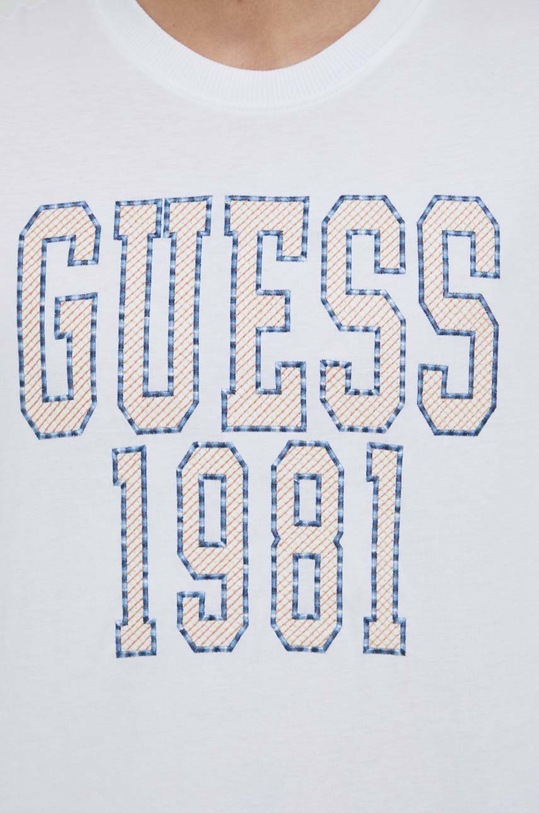 Памучна тениска Guess M3RI14.K8FQ4 бял