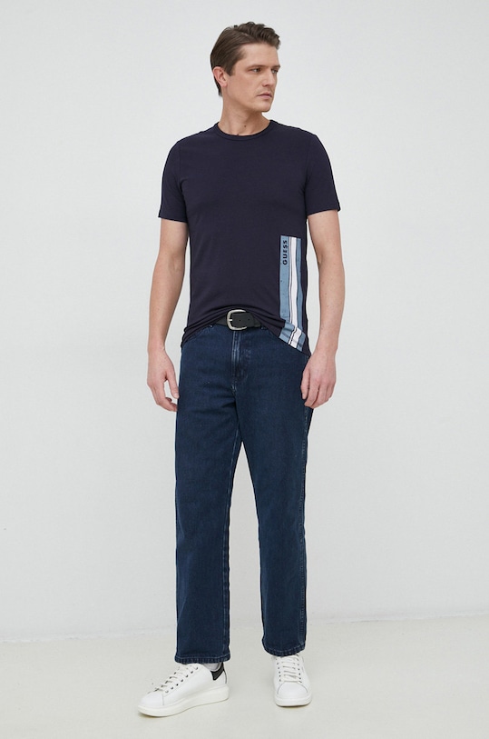 Guess t-shirt M3RI20.J1314 granatowy SS23