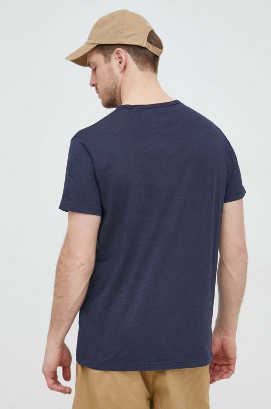 Guess t-shirt bawełniany granatowy M3RI30.KBL31