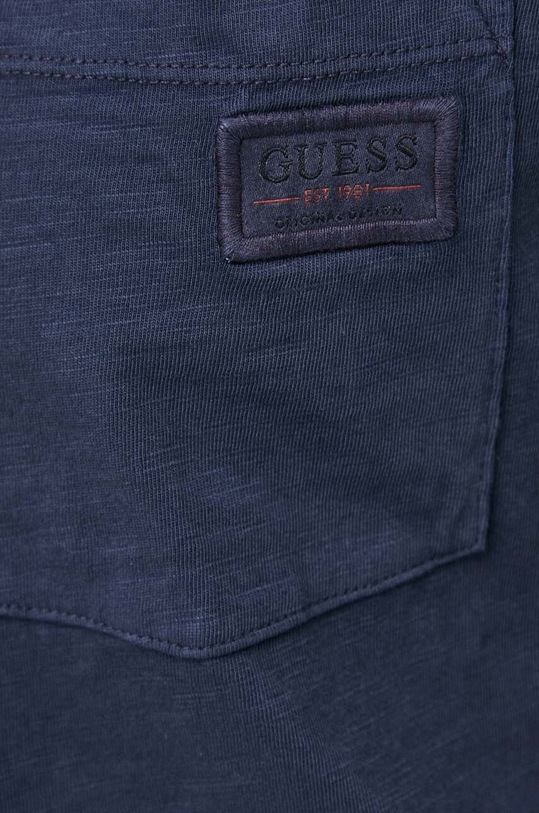 Guess t-shirt bawełniany M3RI30.KBL31 granatowy