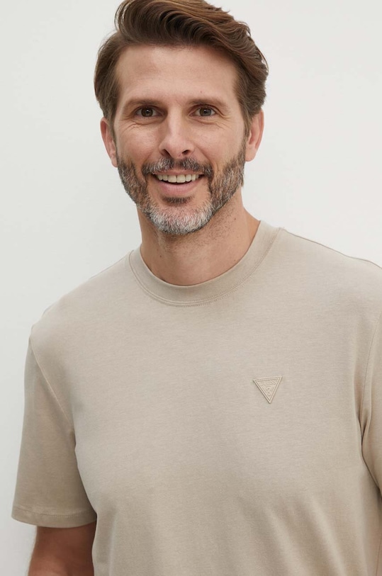 Guess t-shirt beżowy Z2YI12.JR06K