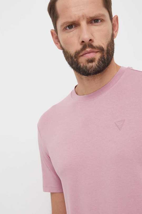 Guess t-shirt HEDLEY z elastanem różowy Z2YI12.JR06K
