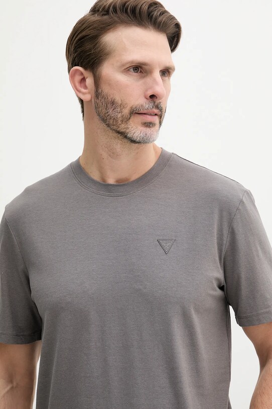 Guess t-shirt brązowy Z2YI12.JR06K