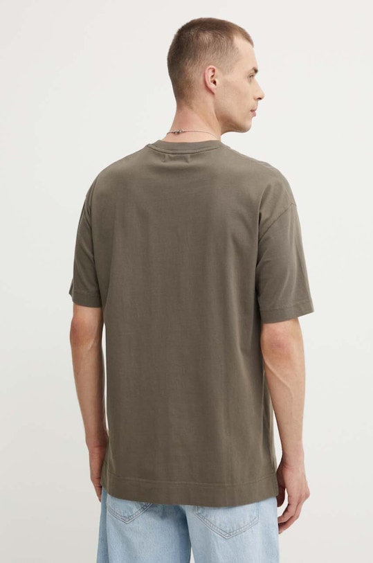 Odzież Samsoe Samsoe t-shirt bawełniany JOEL M22300126 zielony