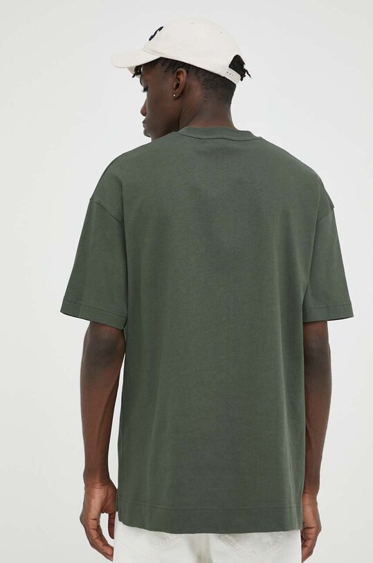 Odzież Samsoe Samsoe t-shirt bawełniany JOEL M22300126 zielony