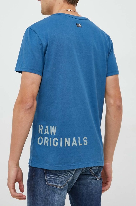 Ρούχα Βαμβακερό μπλουζάκι G-Star D22382.C336 μπλε