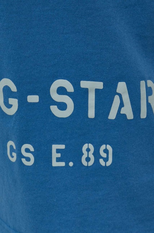 Βαμβακερό μπλουζάκι G-Star D22382.C336 μπλε