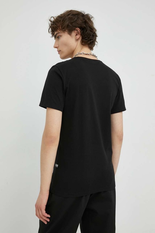 Ρούχα Βαμβακερό μπλουζάκι G-Star D22380.336 μαύρο