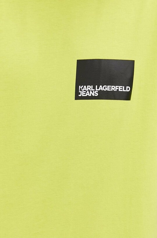 Bavlněné tričko Karl Lagerfeld Jeans 231D1706 zelená