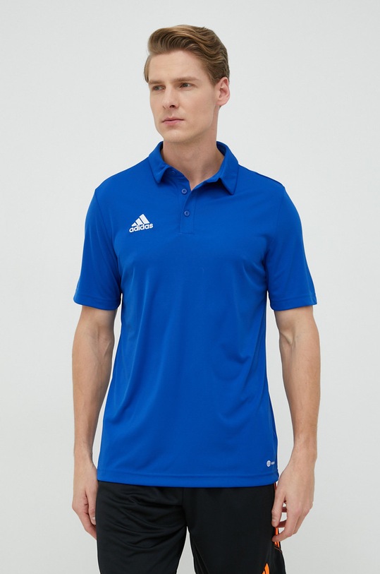 adidas Performance polo treningowe Entrada 22 regular niebieski HG6285