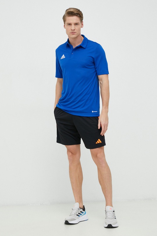 adidas Performance polo treningowe Entrada 22 HG6285 niebieski SS23