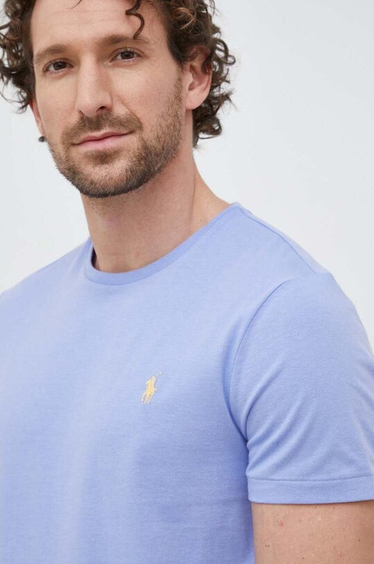 Polo Ralph Lauren t-shirt bawełniany fioletowy 710671438