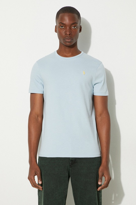 Polo Ralph Lauren t-shirt bawełniany niebieski 710671438