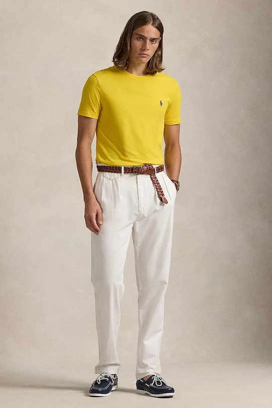 Одяг Бавовняна футболка Polo Ralph Lauren 710671438 жовтий