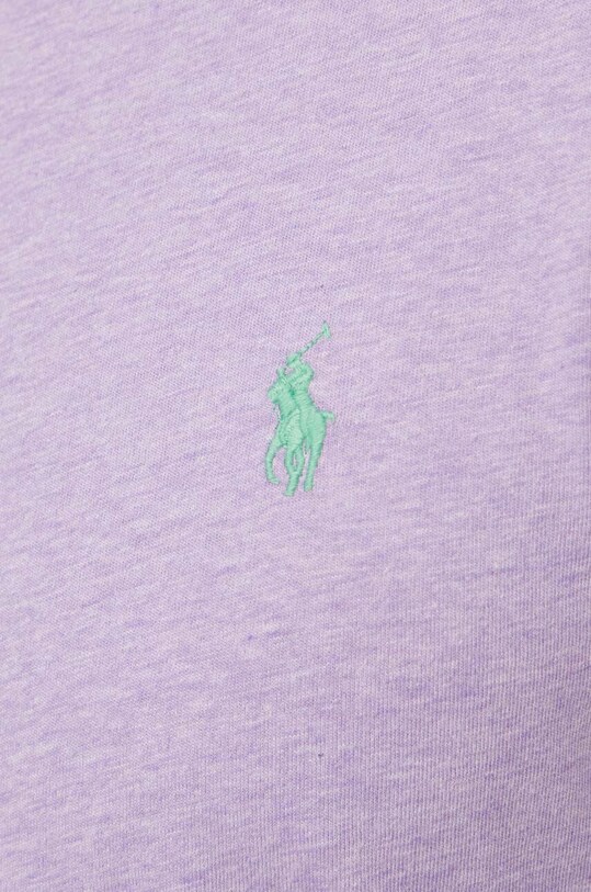 Pamučna majica Polo Ralph Lauren 710671438 ljubičasta