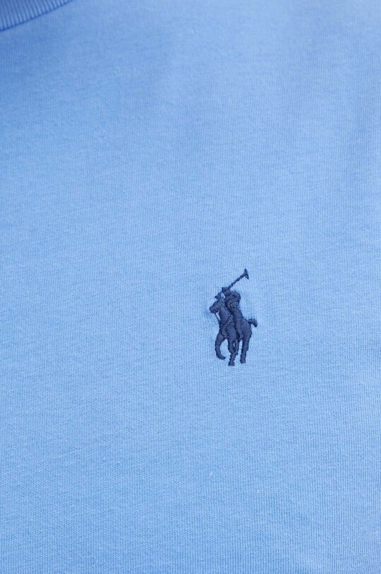 Бавовняна футболка Polo Ralph Lauren 710671438 блакитний
