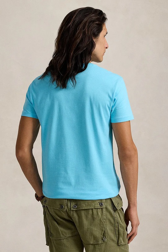 Polo Ralph Lauren t-shirt bawełniany 710671438 niebieski SS25