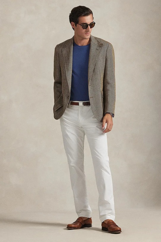 Odzież Polo Ralph Lauren t-shirt bawełniany 710671438 niebieski