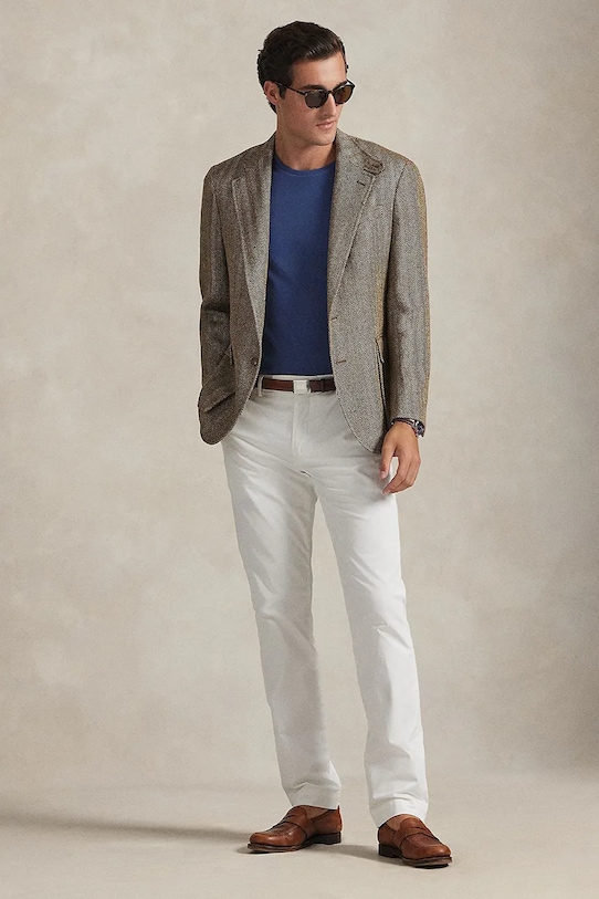 Odzież Polo Ralph Lauren t-shirt bawełniany 710671438 niebieski