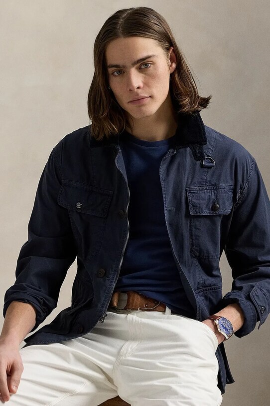 Polo Ralph Lauren t-shirt bawełniany 710671438 granatowy