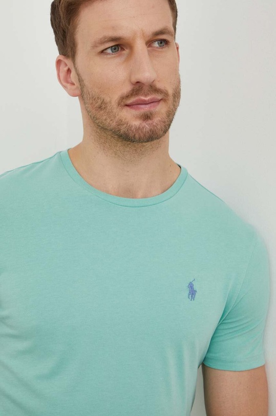 Polo Ralph Lauren t-shirt bawełniany zielony 710671438