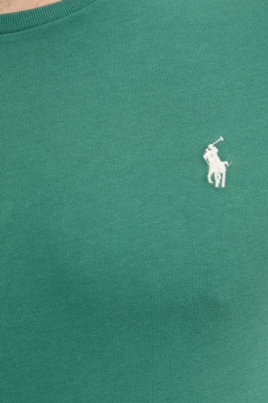 Βαμβακερό μπλουζάκι Polo Ralph Lauren 710671438 πράσινο