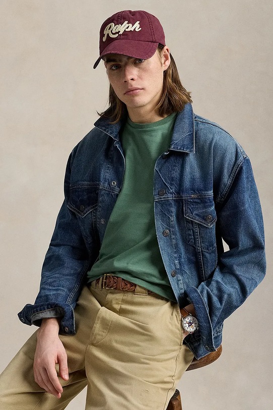 Памучна тениска Polo Ralph Lauren 710671438 зелен
