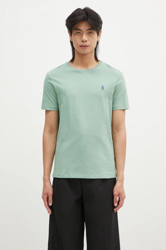 Polo Ralph Lauren cotton t-shirt slim green 710671438