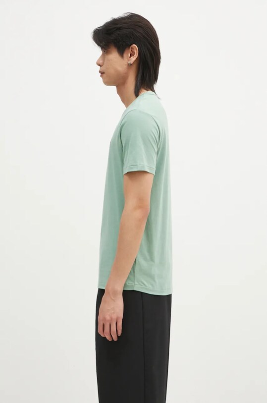 Бавовняна футболка Polo Ralph Lauren 710671438 зелений SS25