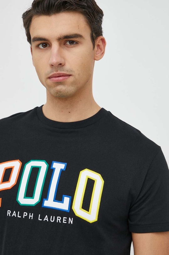 Polo Ralph Lauren t-shirt bawełniany czarny 710890804