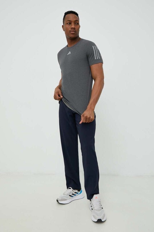 Бігова футболка adidas Performance Own the Run HR6617 сірий SS23