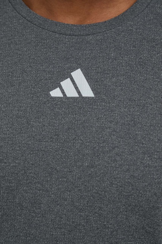 adidas Performance t-shirt do biegania Own the Run HR6617 szary