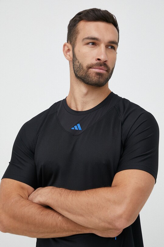Tréninkové tričko adidas Performance HIIT Elevated Training černá HS7457