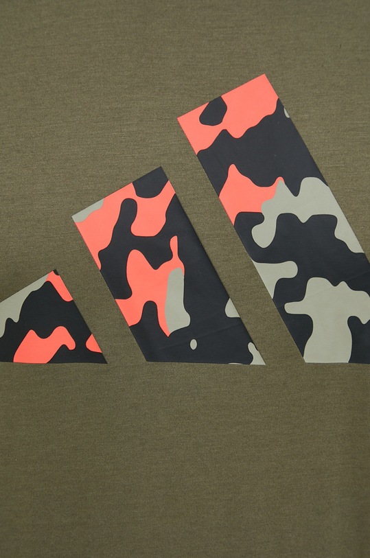 adidas Performance t-shirt treningowy IB8257 brązowy