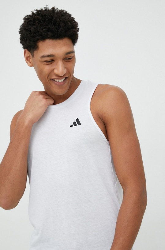 adidas Performance tricou de antrenament Train Essentials uni alb IC6947