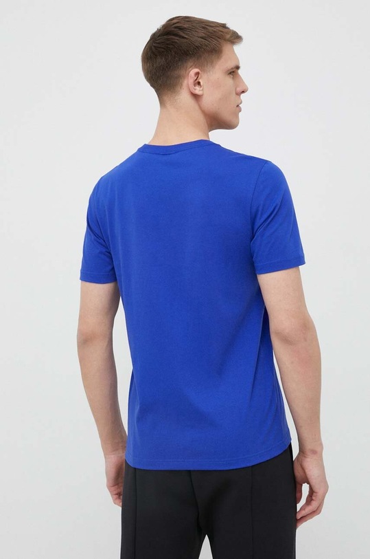 Oblečenie Bavlnené tričko adidas IC9284 modrá