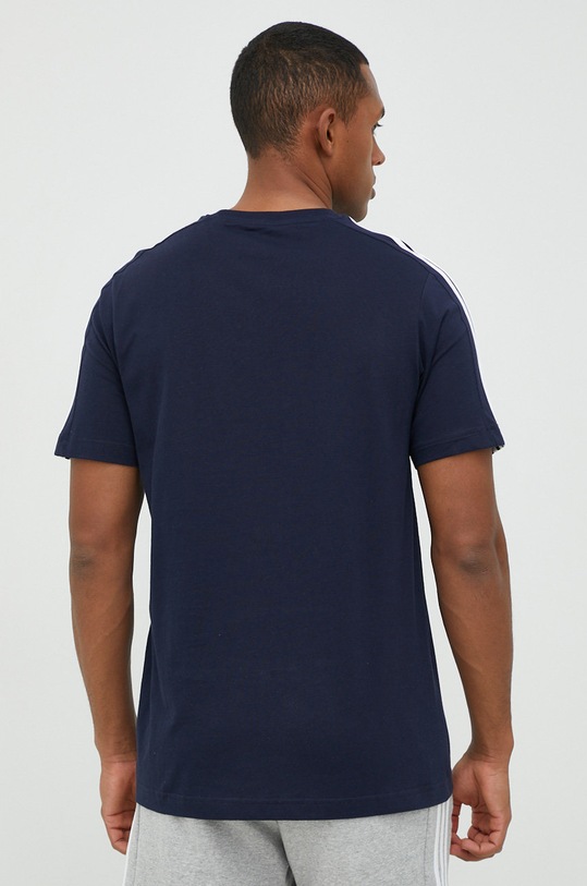 Oblečení Bavlněné tričko adidas IC9335 námořnická modř