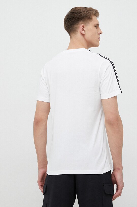Odzież adidas t-shirt bawełniany Essentials IC9336 biały