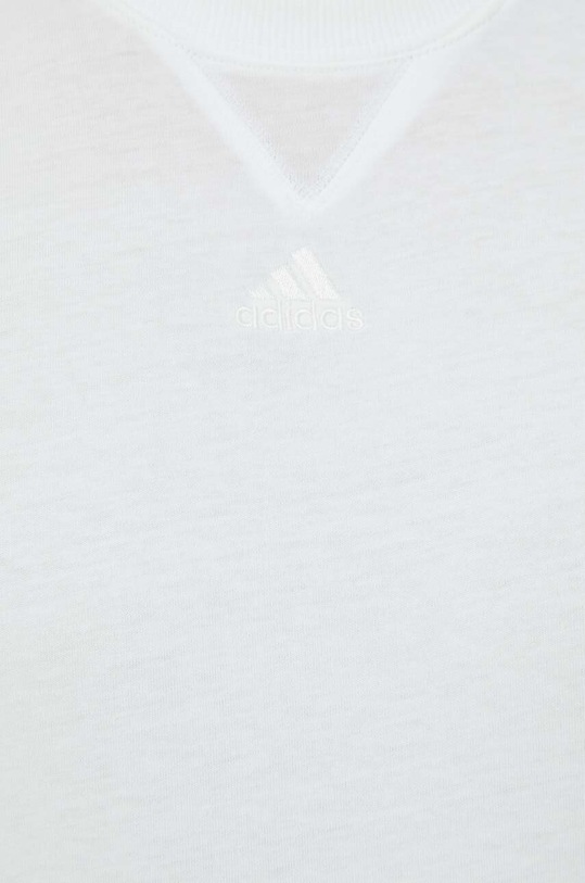 adidas t-shirt bawełniany IC9788 biały