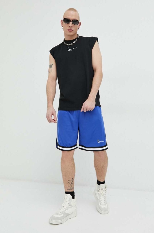 Bavlněné tričko Karl Kani 6031353 černá SS24