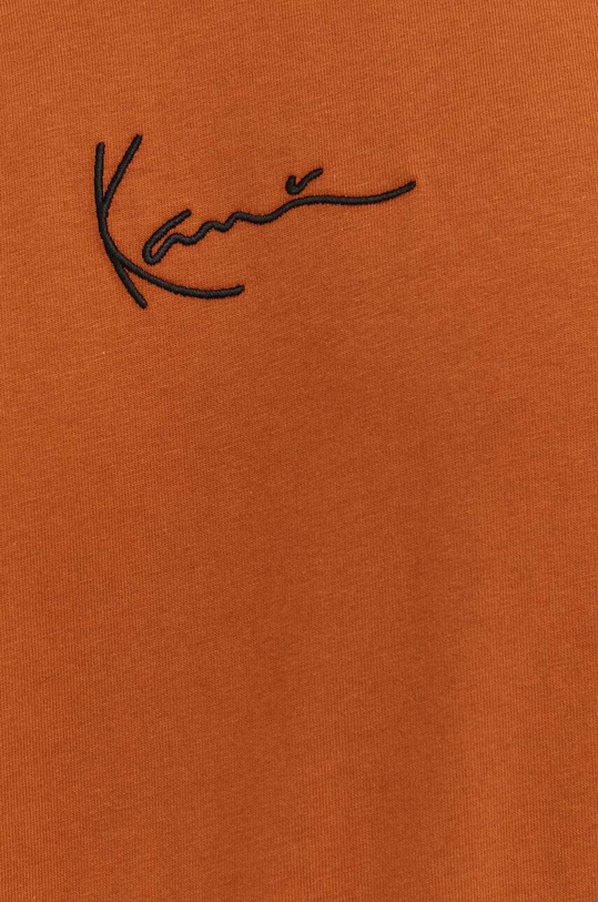 Karl Kani t-shirt bawełniany 6037458 brązowy