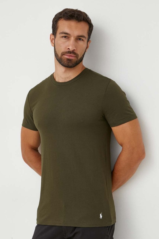 Odzież Polo Ralph Lauren t-shirt bawełniany 3-pack 714830304 bordowy