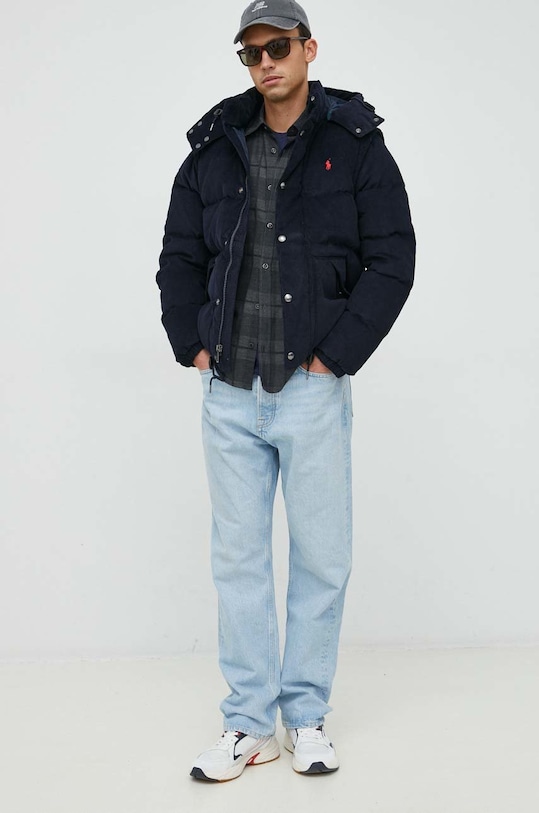 Bavlnené tričko Polo Ralph Lauren 3-pak 714830304 tmavomodrá AW25