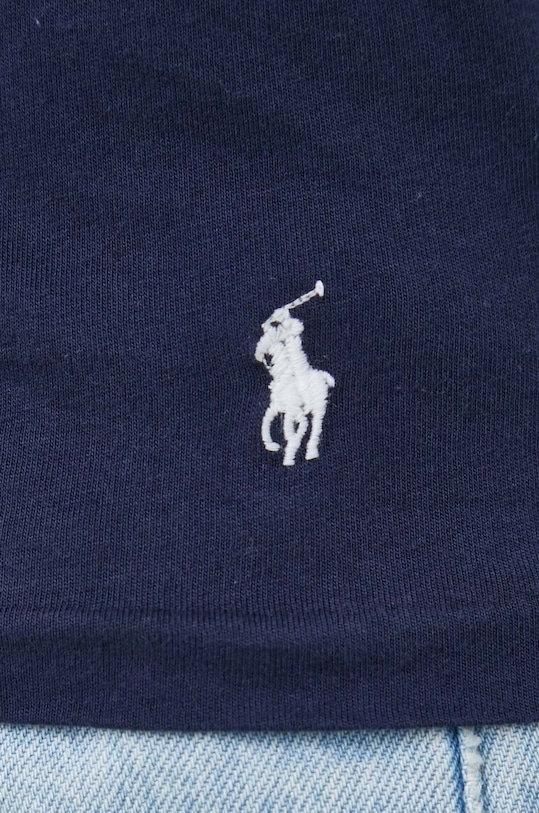 Bavlnené tričko Polo Ralph Lauren 3-pak 714830304 tmavomodrá