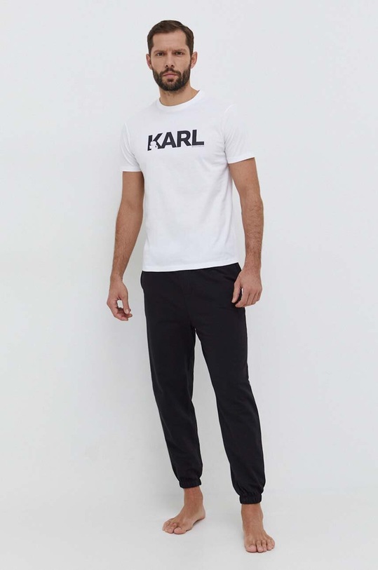 Karl Lagerfeld tricou din bumbac 230M2211 alb AA00