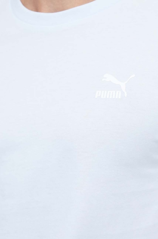 Puma t-shirt bawełniany 535587 niebieski
